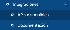 APIS disponibles