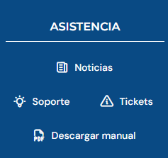 menú asistencia