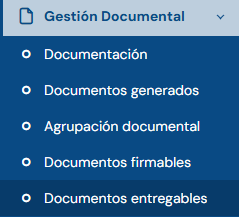 documentos entregables